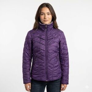 Columbia Womens Omni Heat Ski Jacket Purple XS